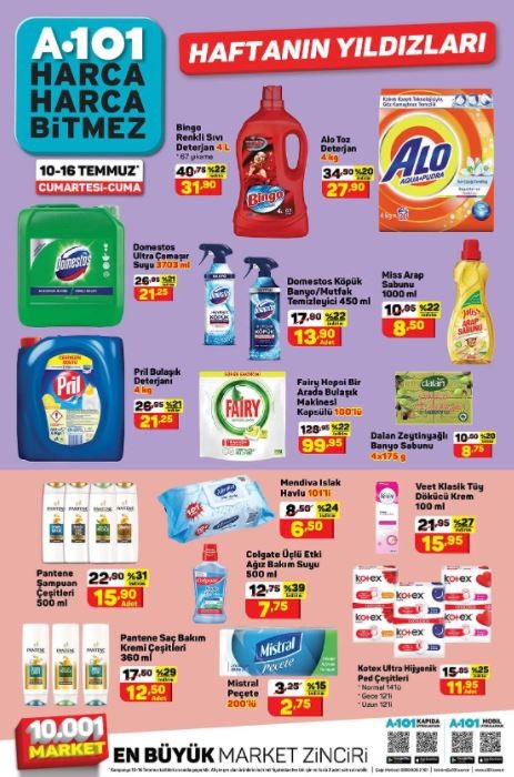 A101 16 Temmuz kataloğu yayınlandı! A101 16 Temmuz kataloğunda neler var? Bu hafta A101 kataloğunda neler var?